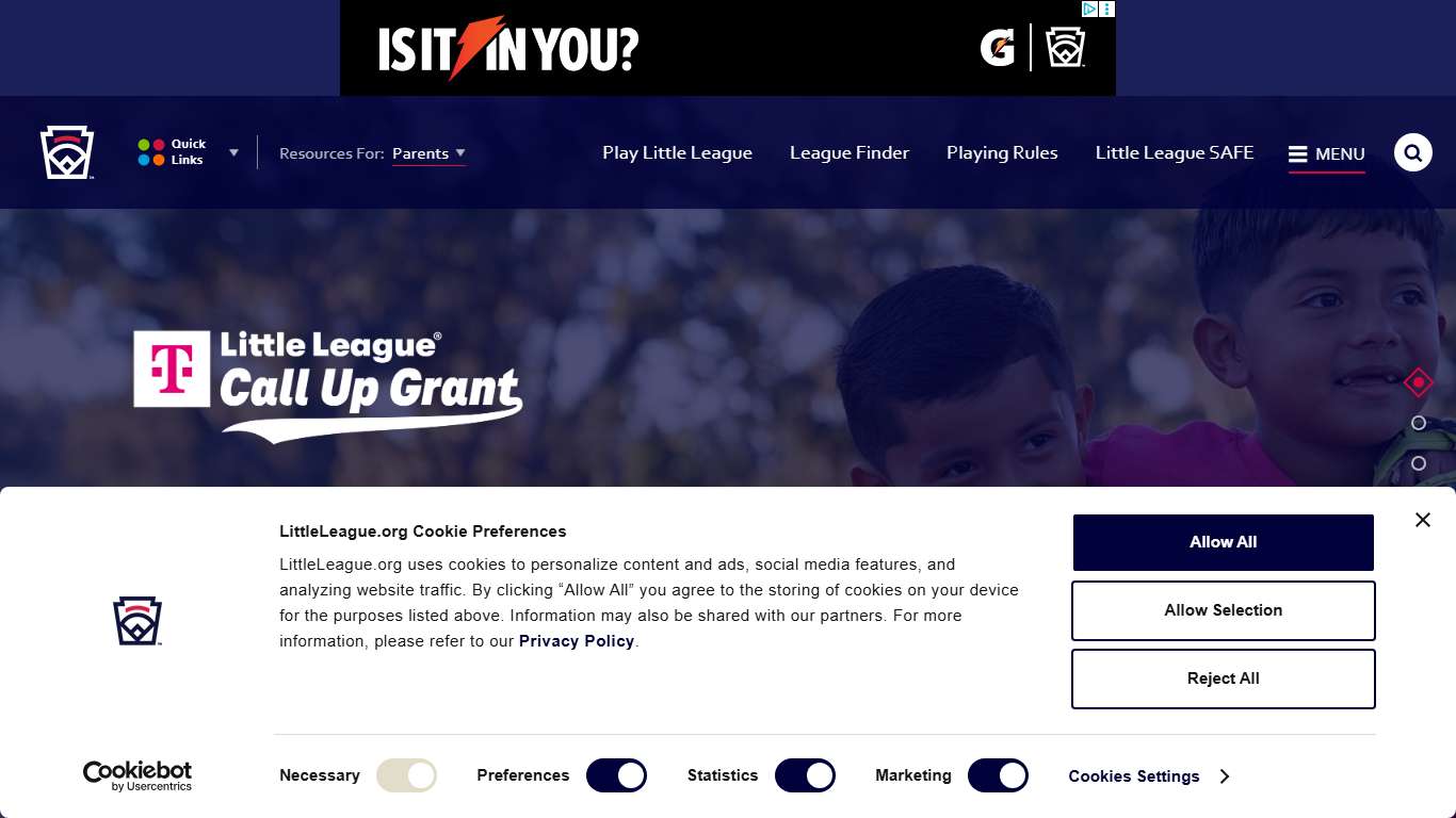 Little League Baseball and Softball