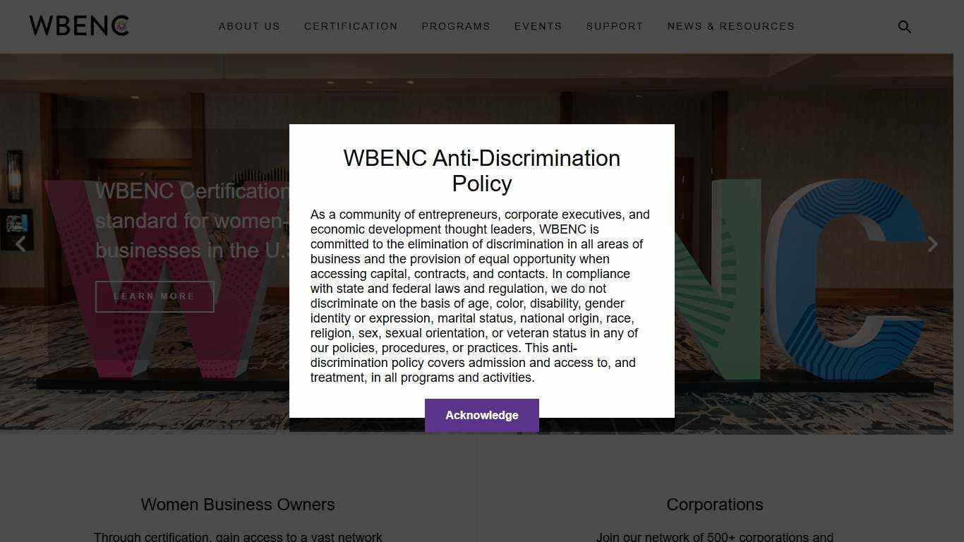 WBENC Women's Business Enterprise National Council - WBENC.org : WBENC